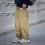 Men Overalls All-match Drawstring Closure Multi-pocket Men Cargo Pants Neutral Trousers 2