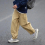 Men Overalls All-match Drawstring Closure Multi-pocket Men Cargo Pants Neutral Trousers 3