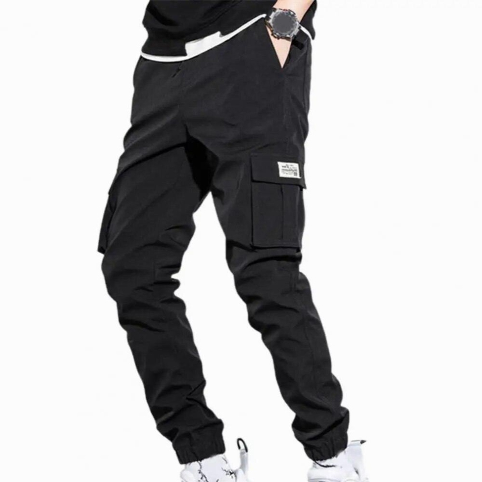 Stylish Cargo Pants Breathable Casual Cargo Pants Ankle Banded Loose Students Trousers For Work 885671611225