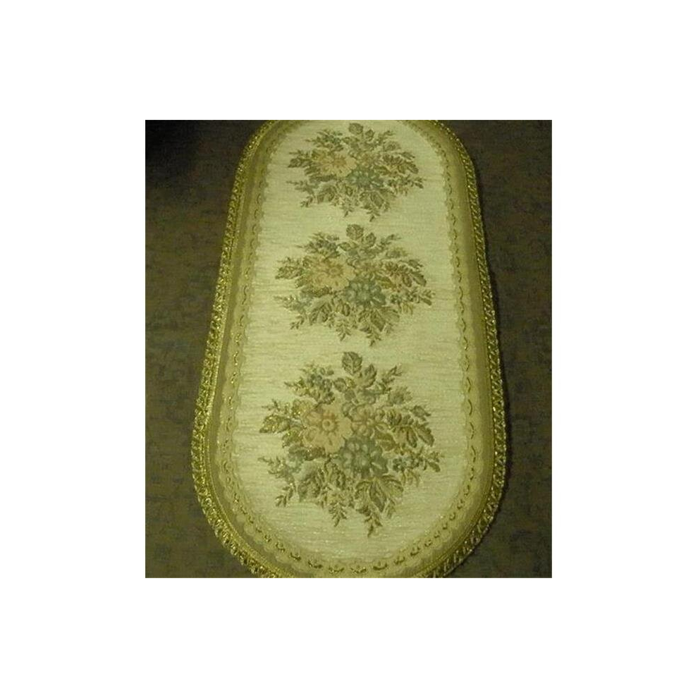 14 x 46 in. Begium Table Runner Anika- Blue-image-OPC-PCQRX7D-NEW