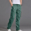 Man Overalls Ankle Length Versatile Soft Pockets Mid-Rise Men Cargo Pants 2