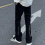 Men Pants Flare Plus Size Breathable Solid Men Trousers Long Pants for Work 6