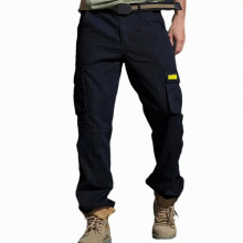 Stylish Men Trousers All Match Pockets Temperament Loose-fitting Mid-rise Pants