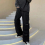 Men Long Pants Solid American Men Overalls Washable Buttons Cargo Pants 6