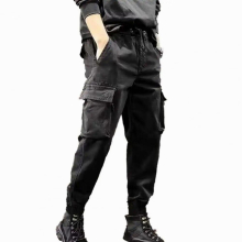 Stylish Men Trousers Thick High Street Deep Crotch Plus Size Winter Pants Hip Hop Winter Pants for Office