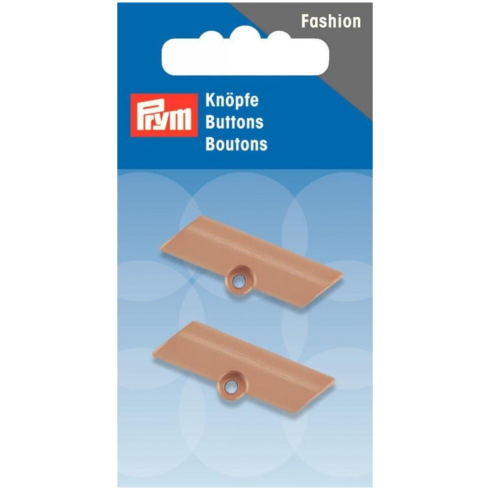 Prym Shank Toggle Buttons  Beige - per pack of 2