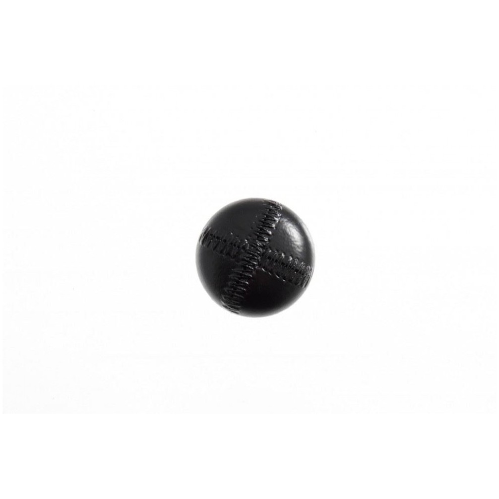 Trimits Imitation Leather Buttons  Black - each
