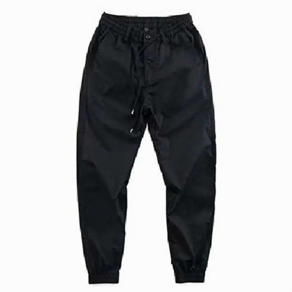 Men Overalls Loose Summer Multi-Pocket Drawstring Mid-Rise Cargo Trousers Joggers Pants For Working 885671625161