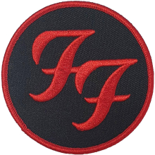 Foo Fighters Logo Circle Iron On Patch
