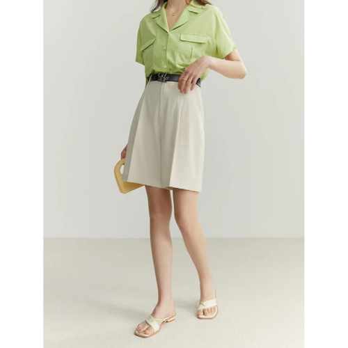 FSLE ??????? Women Suit Shorts ???????????? ?????????? ????????????? ????????? ?????? Wide Le