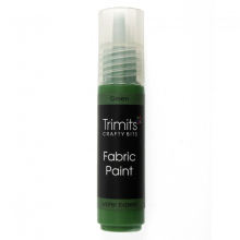 Trimits 3D Fabric Paint Pen Green - each