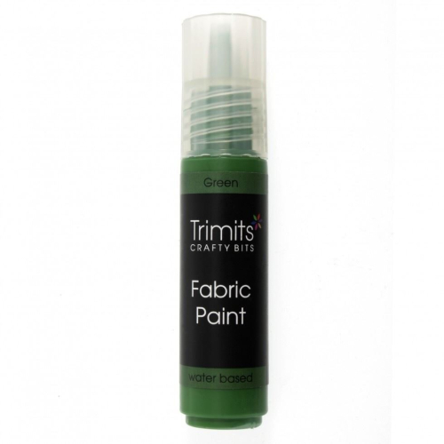 Trimits 3D Fabric Paint Pen  Green - each