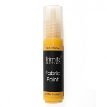 Trimits 3D Fabric Paint Pen Sunshine Yellow - each