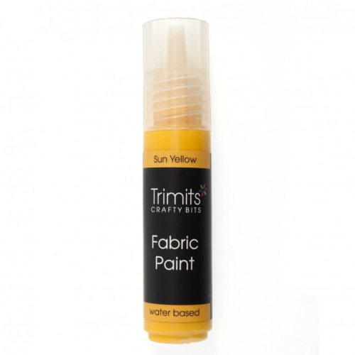 Trimits 3D Fabric Paint Pen  Sunshine Yellow - each