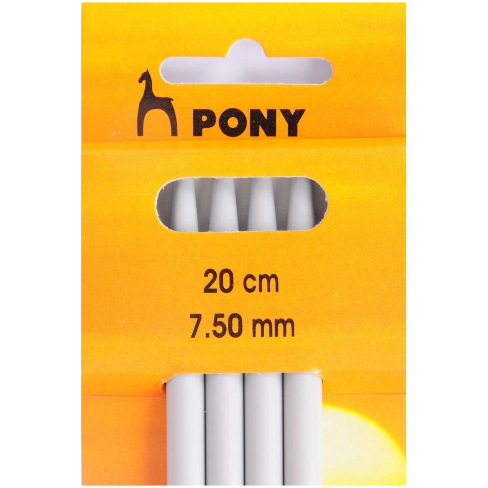 Pony Double Point Needles 20cm - per pack of 4