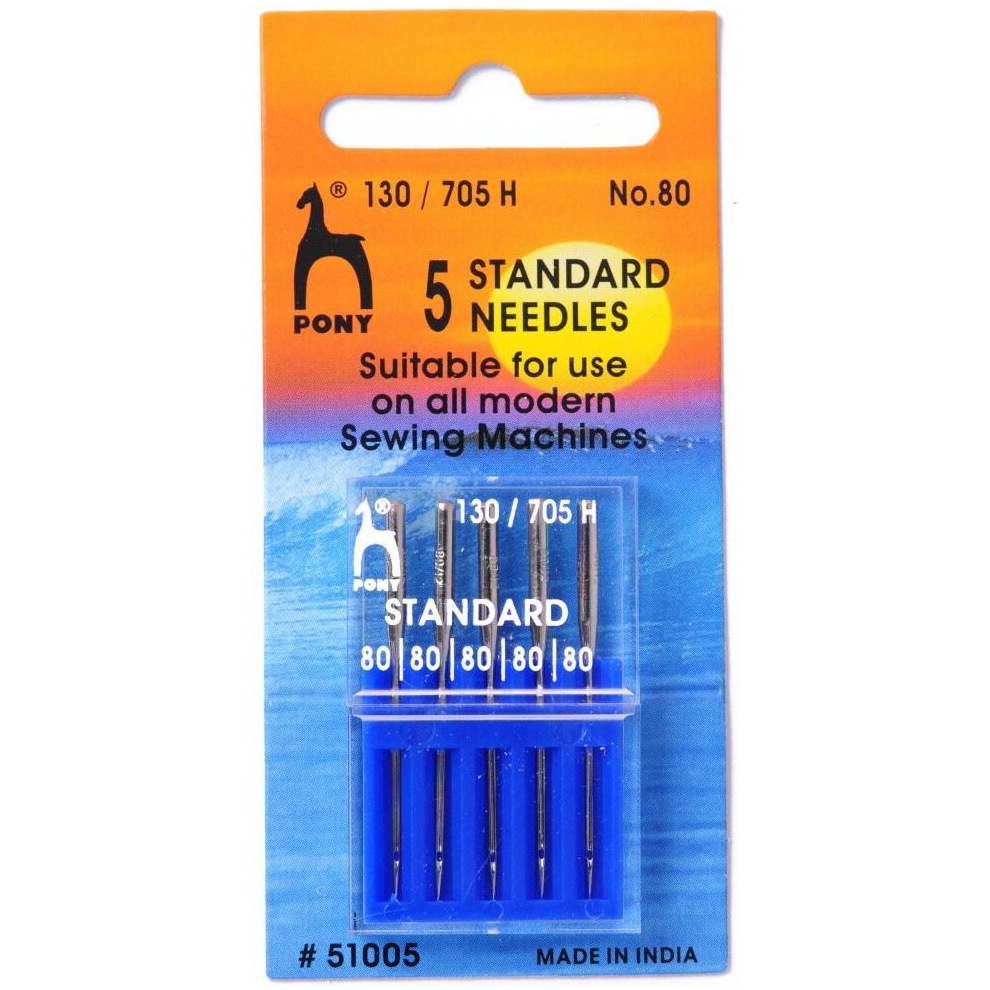 Pony Sewing Machine Needles - per pack of 5