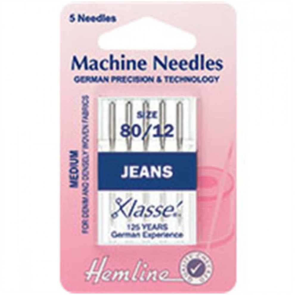 Hemline Jeans Sewing Machine Needles - Per Pack