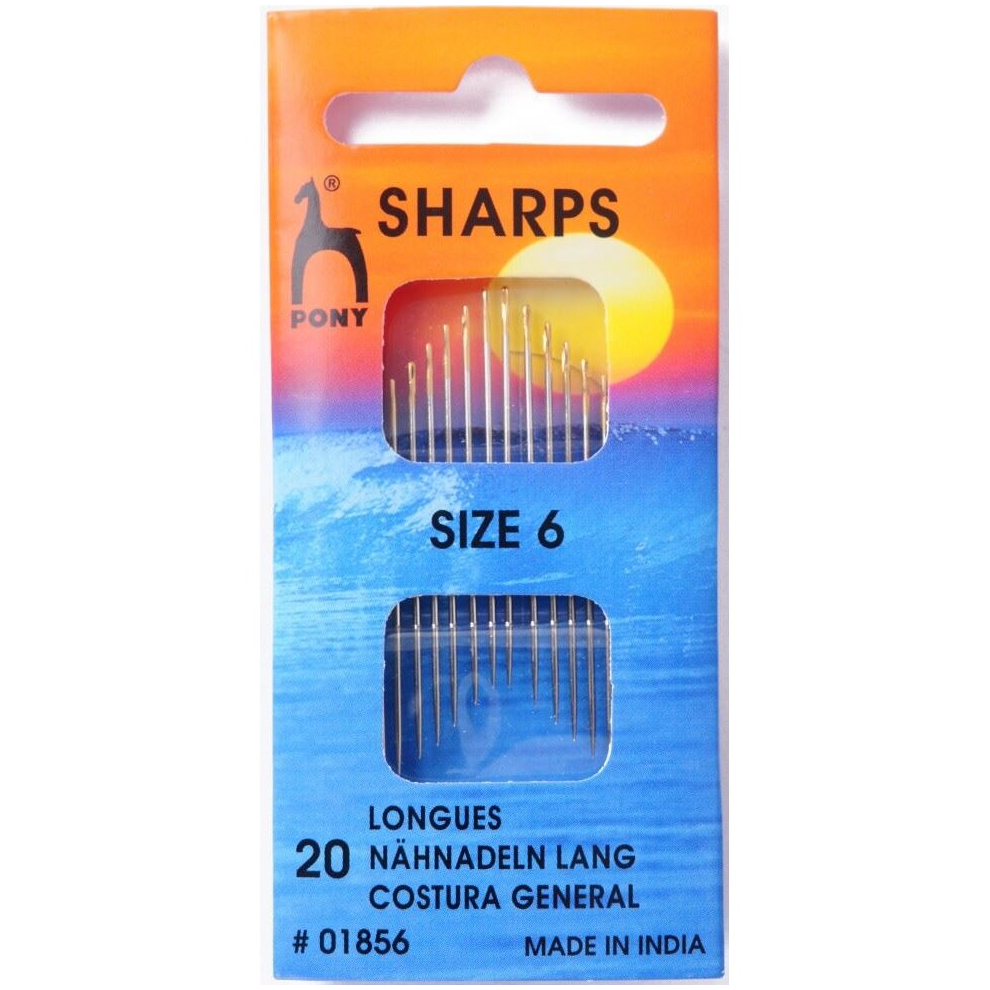 Pony Sharps Sewing Needles - Per Pack Of 20