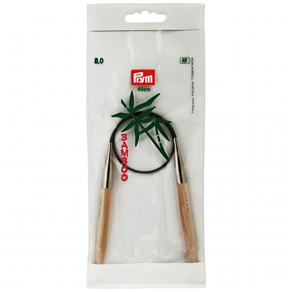 Prym Bamboo Circular Needles 40Cm - Each