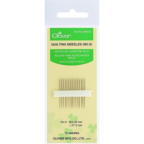Clover Quilting Needles - per pack of 15