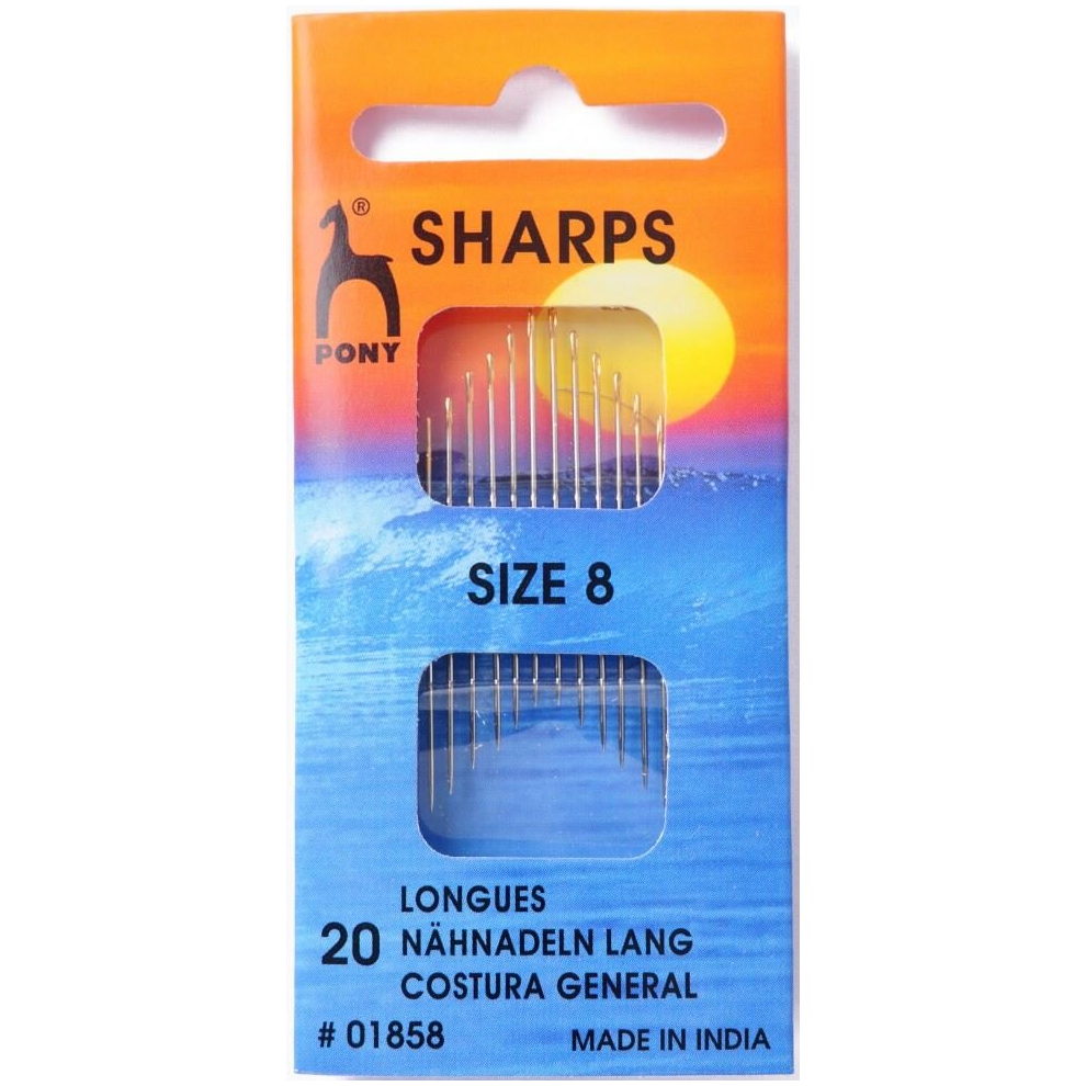 Pony Sharps Sewing Needles - Per Pack Of 20
