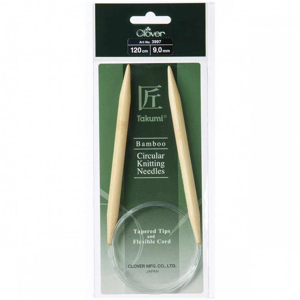 Clover Bamboo Circular Needles 1.2m - each