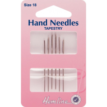 Hemline Tapestry Cross Stitch Needles - per pack of 6