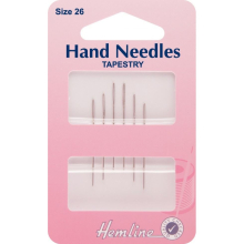 Hemline Tapestry Cross Stitch Needles - per pack of 6