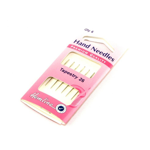 Hemline Tapestry Cross Stitch Needles - per pack of 6