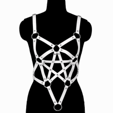 Punk Sexy Lingerie Leather Harness For Women Garter Belt Stockings Belts Harness Body Buttocks Bondage Belts Suspenders
