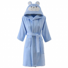 Summer Childrens Bathrobe Kids Hooded 100% Cotton Towel Fleece Thick Nightwear Robes for Boys Baby Bathrobe Spring Autumn
