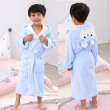 Baby Boys Kids Bathrobe 100% Cotton Cartoon Animals Hooded Towel Pajamas Clothes Baby Bathrobe Kids Girls Clothes Bath Robe