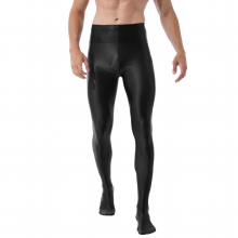 Metelam Mens Glossy Pantyhose Ballet Dance Yoga Leggings Pants Training Fitness Workout Sports Trousers Tights