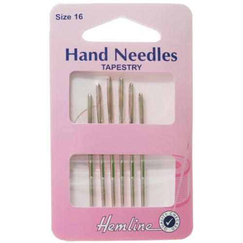 Hemline Tapestry Cross Stitch Needles - per pack