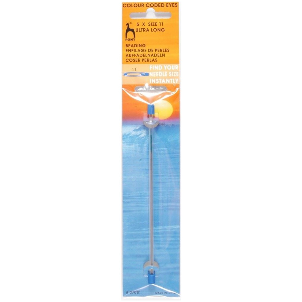 Pony Long Beading Needles - per pack of 5