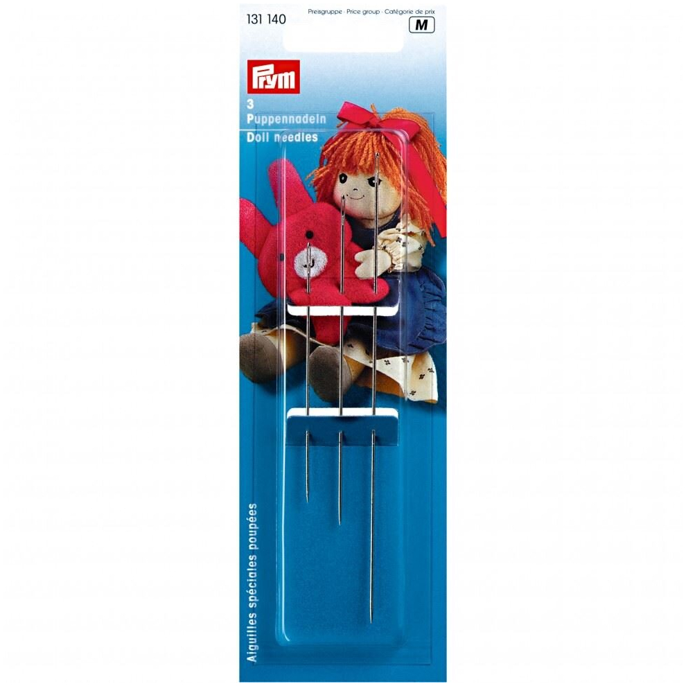 Prym Assorted Doll Needles - Per Pack Of 3