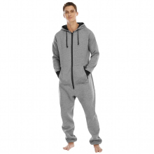 Men One-piece Garment Pajama Playsuit Zipper Hoodie Jumpsuit Male Onesie Camouflage Print Overalls Streetwear Pajama Men Set