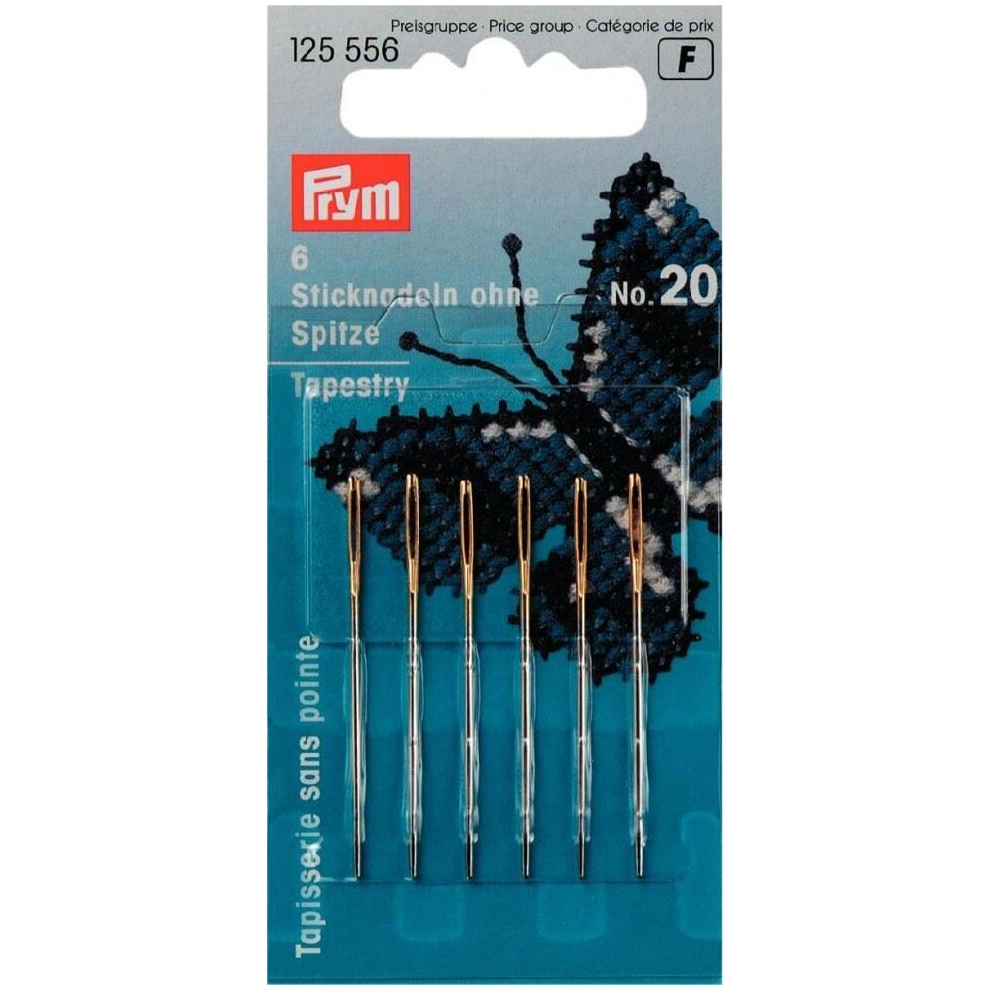 Prym Cross Stitch Tapestry Needles - per pack of 6
