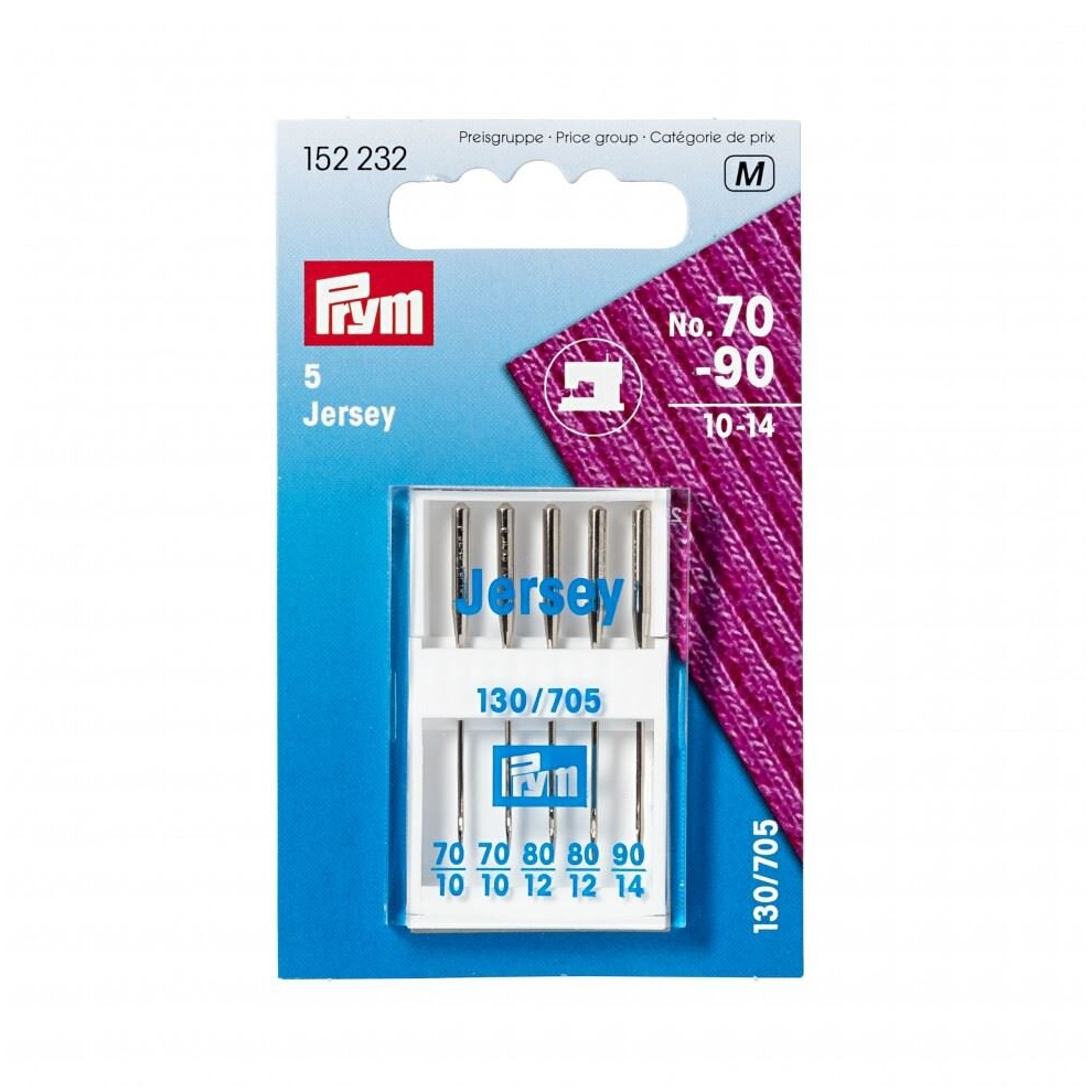 Prym Jersey Sewing Machine Needles - per pack of 5
