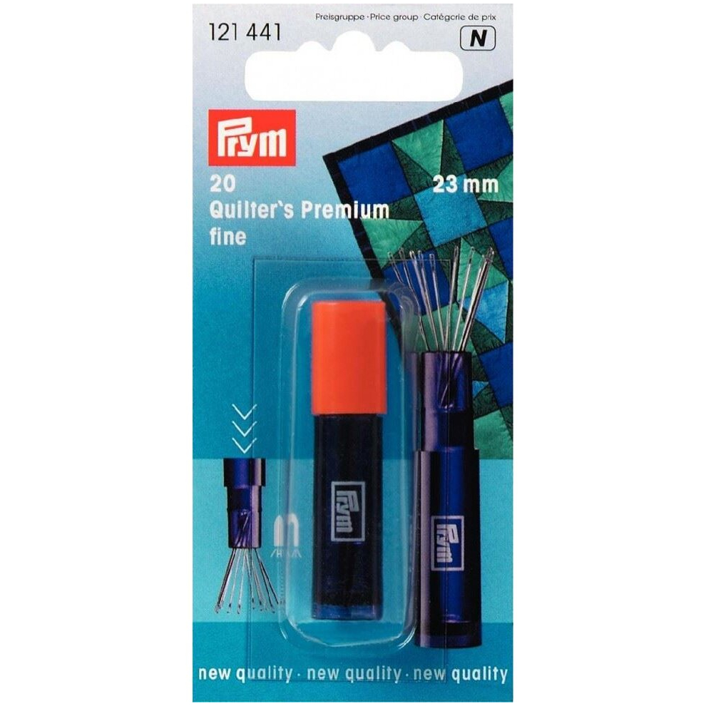 Prym Fine Quilting Needles - Per Pack Of 20