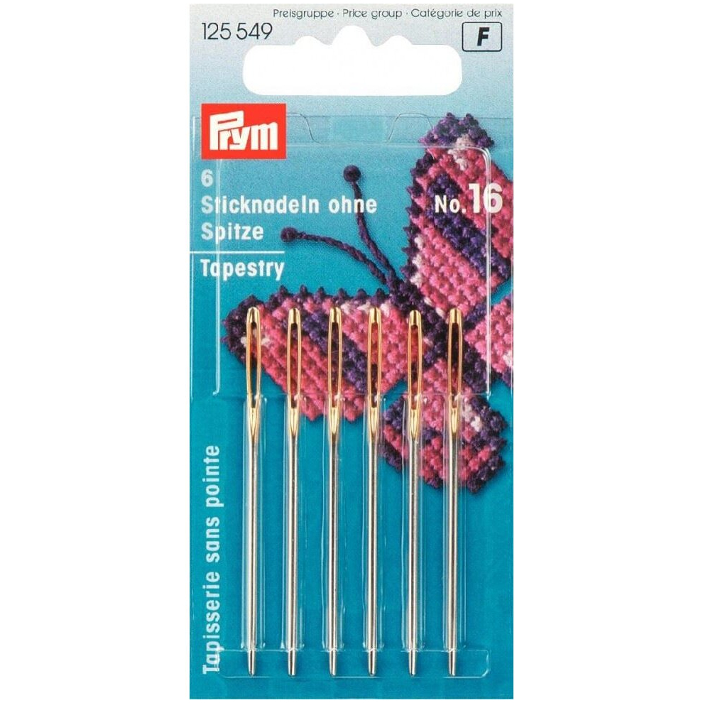 Prym Cross Stitch Tapestry Needles - per pack of 6