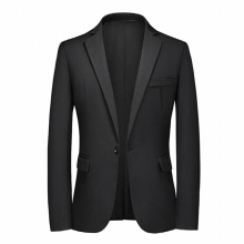 High Mens Blazer Slim Fit Solid Dress Suit Coat Business Casual Blazer Jacket Coat Wedding for Men Plus Size 5Xl