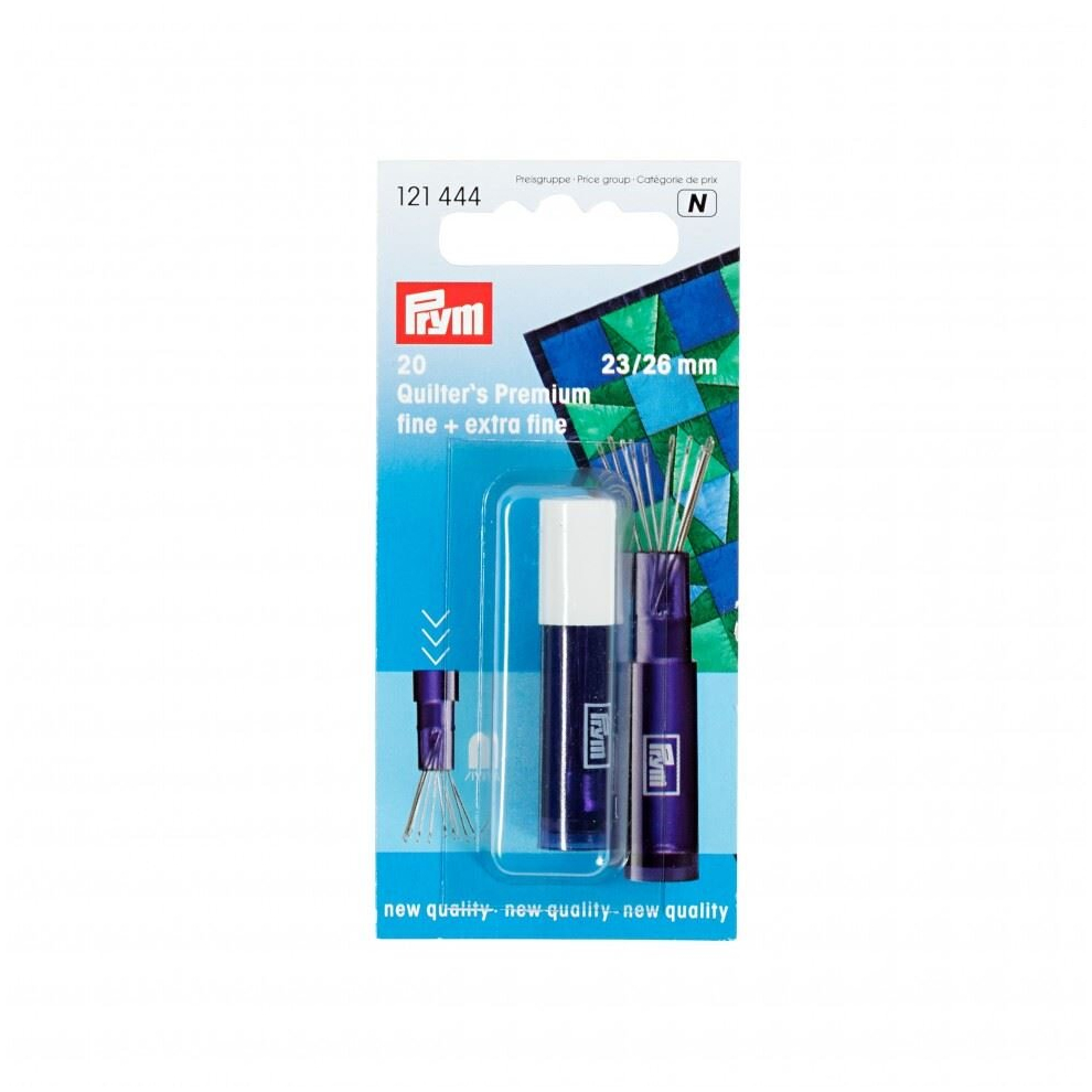 Prym Fine Quilting Needles - per pack of 20