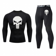 Thermal underwear Long johns Set winter rashgard male Compression T-shirt leggings 2 piece tracksuit Men Clothing 4xl