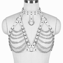 Punk Harness For Women Garter Belt Sexy Lingerie Stockings Belts Body Buttocks Bondage Leather Belts Suspenders Harness