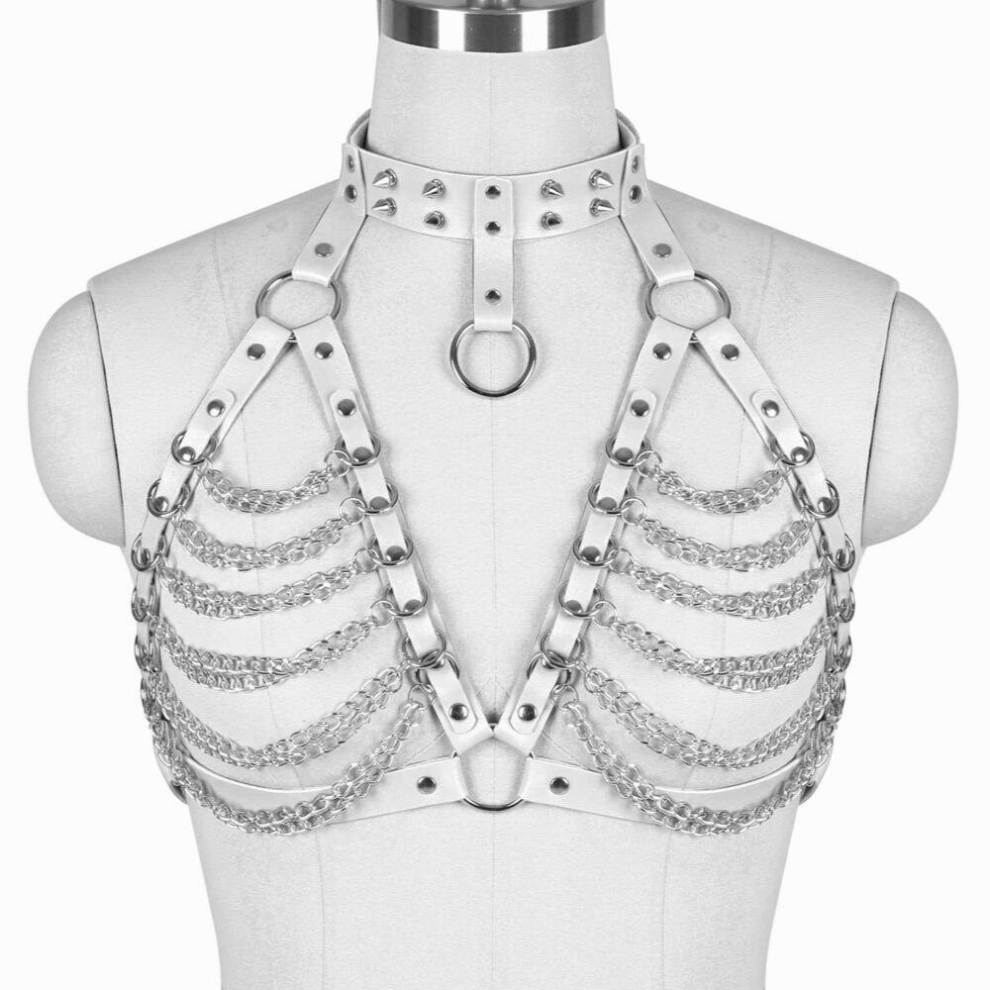 Multicoloured Punk Harness For Women Garter Belt Sexy Lingerie Stockings Belts Body Buttocks Bondage Leather Belts Suspenders Harness