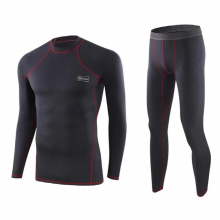 Winter Thermal Underwear Suit Mens Breathable Tight Compression Wool Sweat Fast Drying Thermal Underwear Long Johns