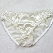 Sell 100% silk men boxers male silk panties silk solid men xxl underwear
