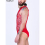 Comfortable Homewear Sexy Men Solid Mesh Rompers Jumpsuits Thin Triangle Sleeveles Bodysuits S-5XL 3