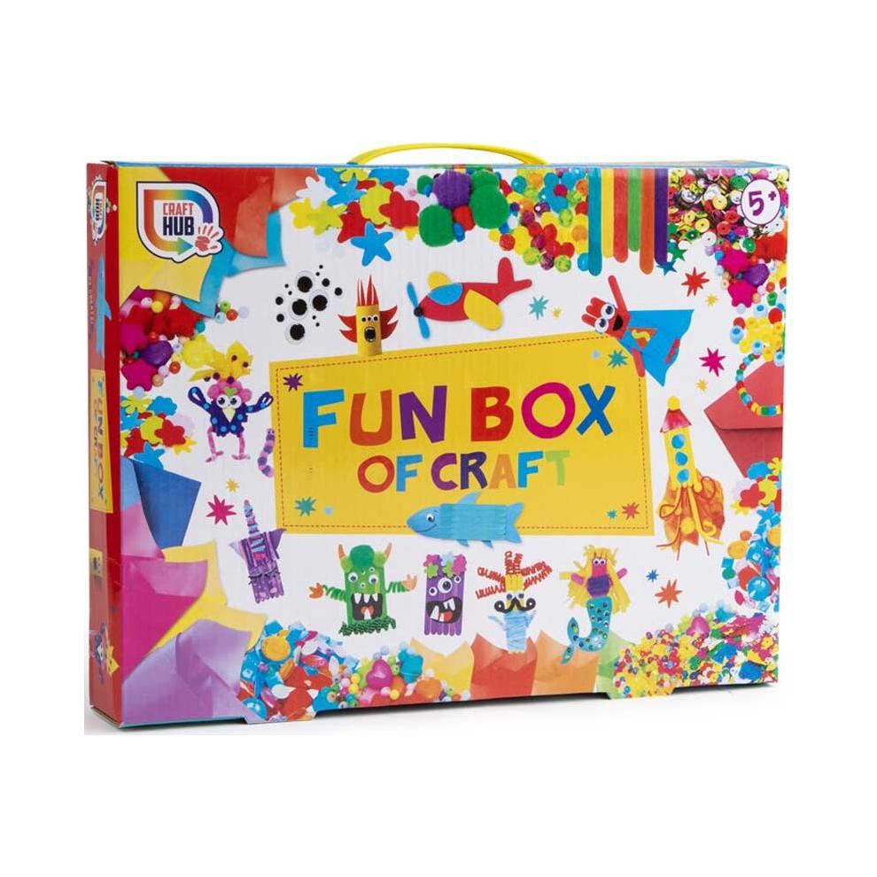 Craft Hub Fun Box Of Art And Craft Activity Kit Set Kids Gift Creative Toy Gift Present